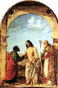 CIMA da Conegliano The Incredulity of St. Thomas with St. Magno Vescovo fg china oil painting reproduction